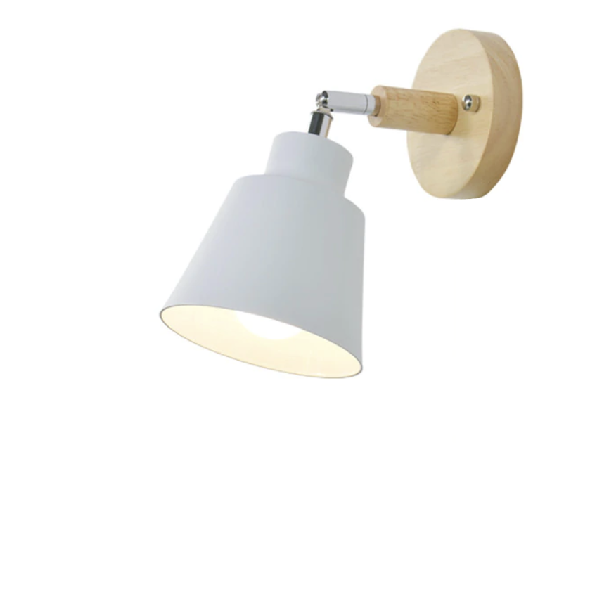 Flexible Arm Wall Light with Cord Pull - Adjustable Modern Lamp