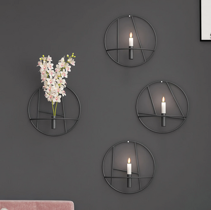 Home Decor Candle and Flower Vase Set