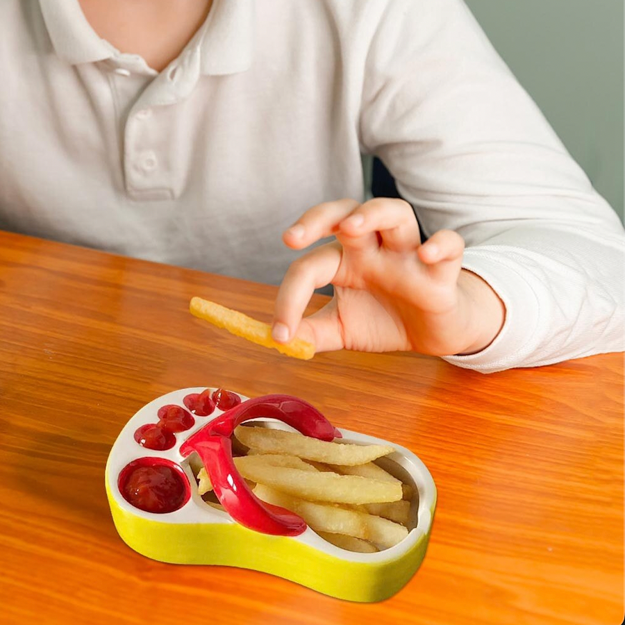 Colorful Ceramic Serving Dish Bowl
