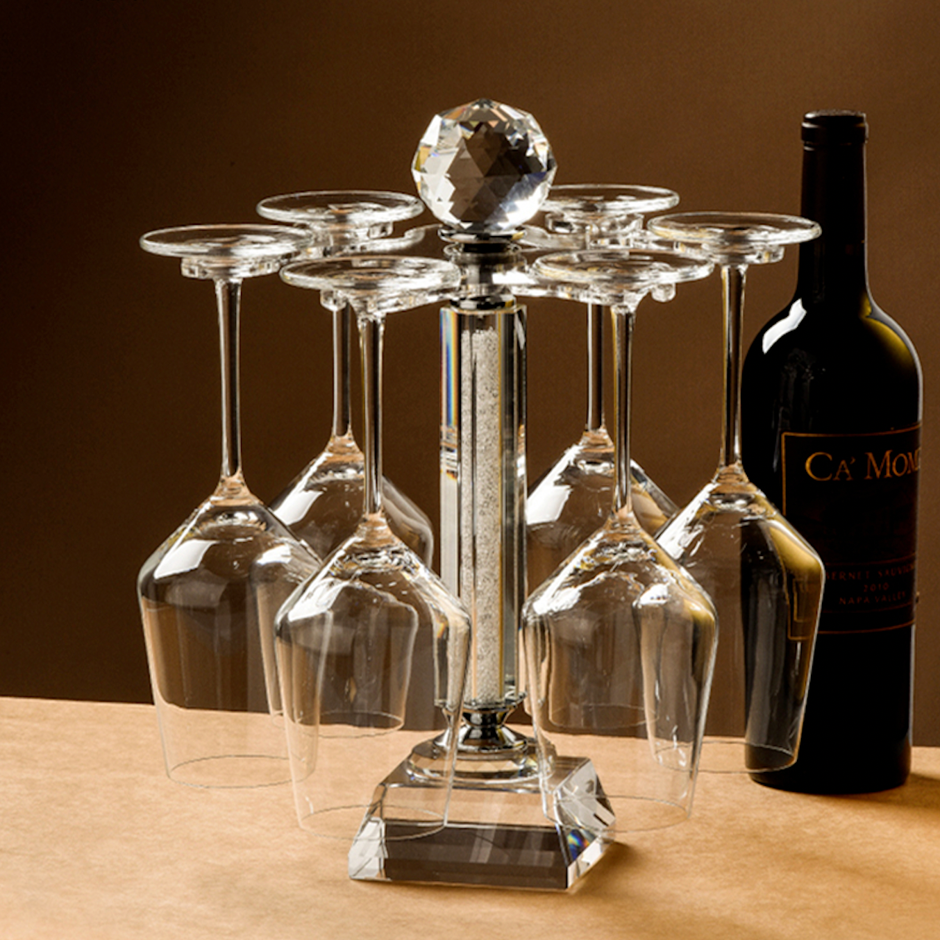 Luxury 360 Degree Wine Glass Stand