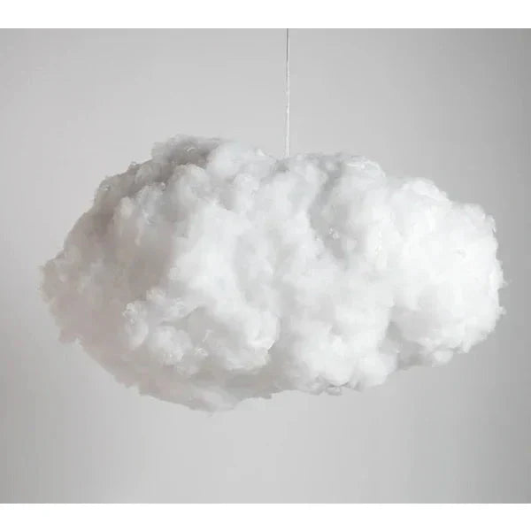 Simple White Cloud LED Hanging Light