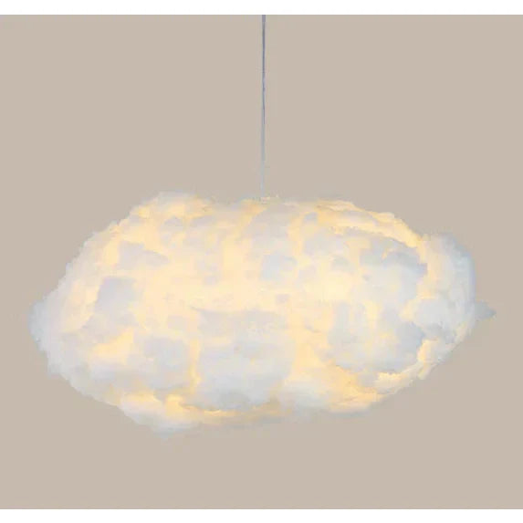 Simple White Cloud LED Hanging Light