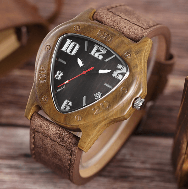 Eco Friendly Bamboo Wood Quartz Watch