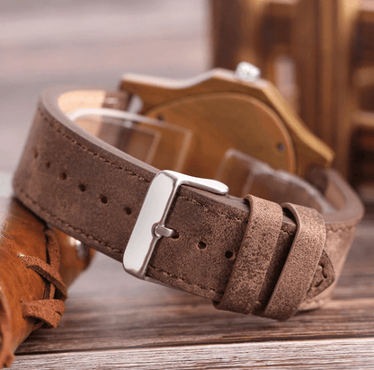 Eco Friendly Bamboo Wood Quartz Watch