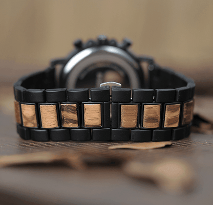 Rugged Wood Mens Chronograph Watch