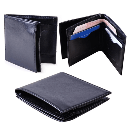 Leather Flame Pattern Wallet