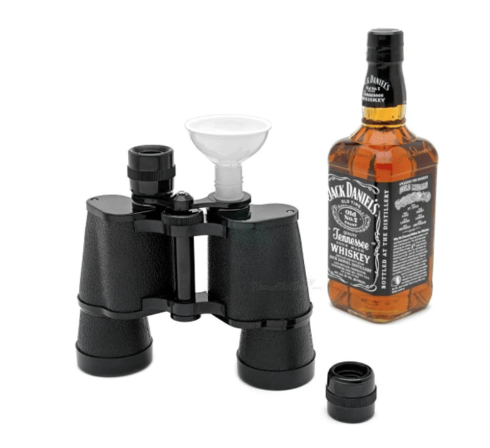 Compact Hidden Flask Binoculars - Fesara