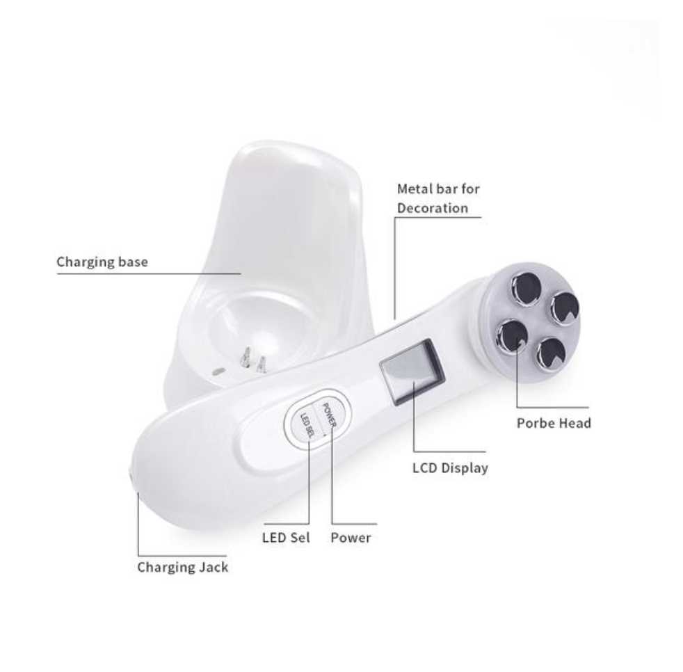 At Home 5in1 LED Face Skin Care Device