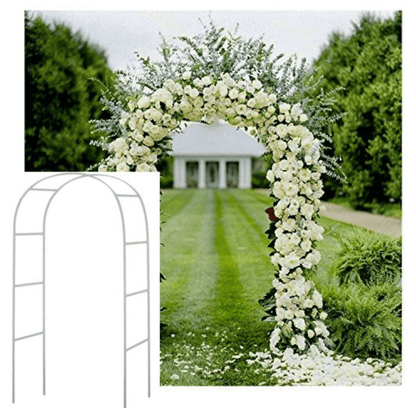 Elegant White Wedding Arch Decoration