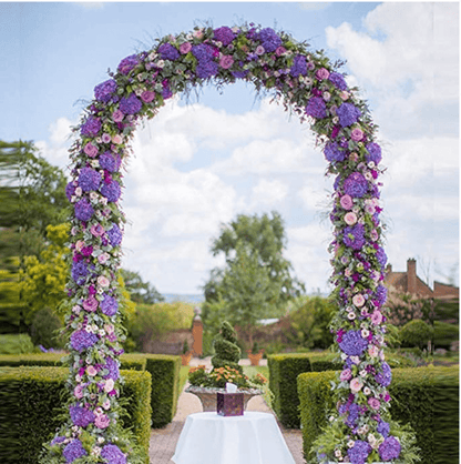 Elegant White Wedding Arch Decoration - Fesara