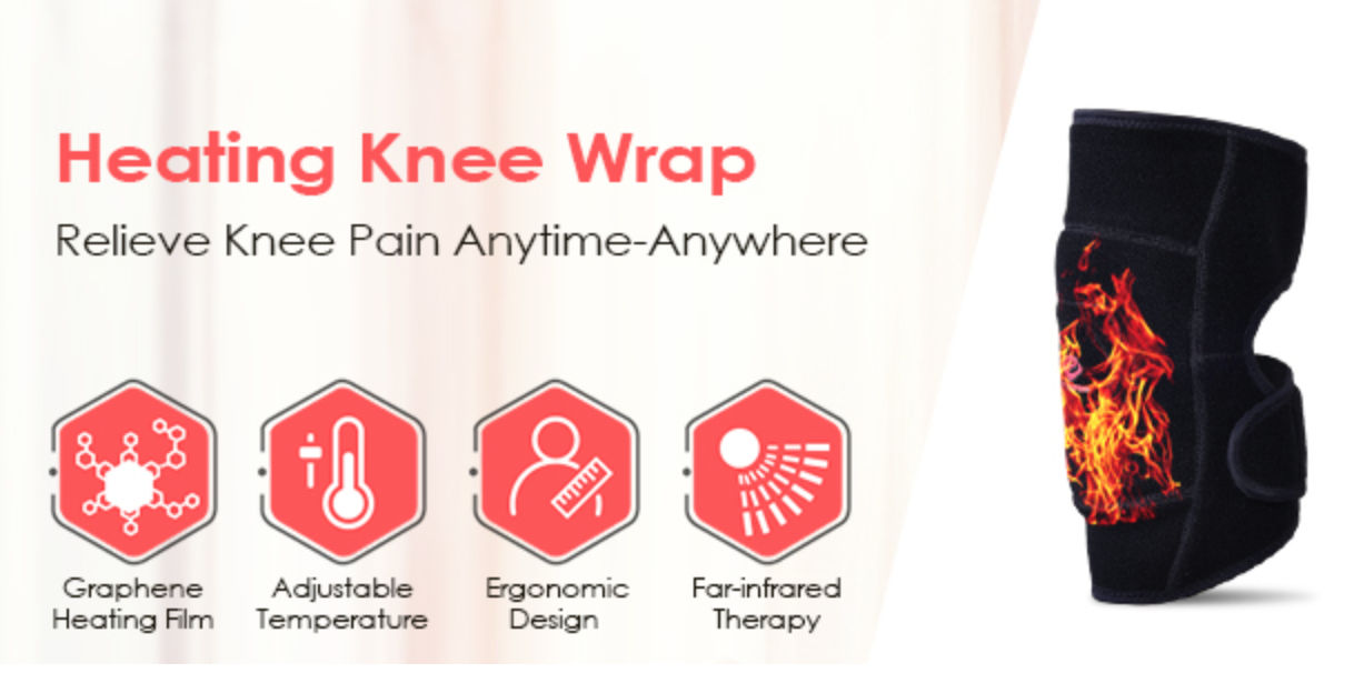 Warm Knee Massage Therapist for Pain Relief Therapy