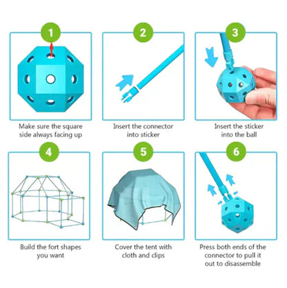 Fun Kids Building Playhouse Kit