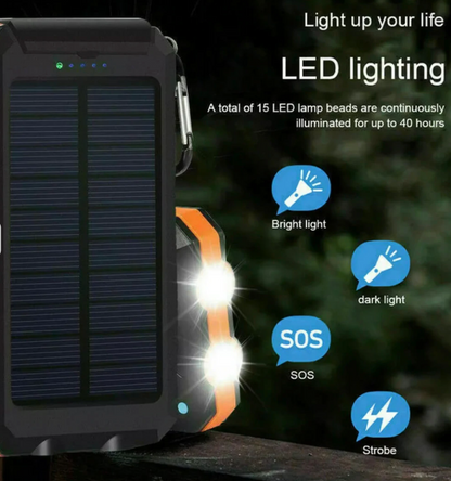 Portable Waterproof Solar Charger 500000mAh