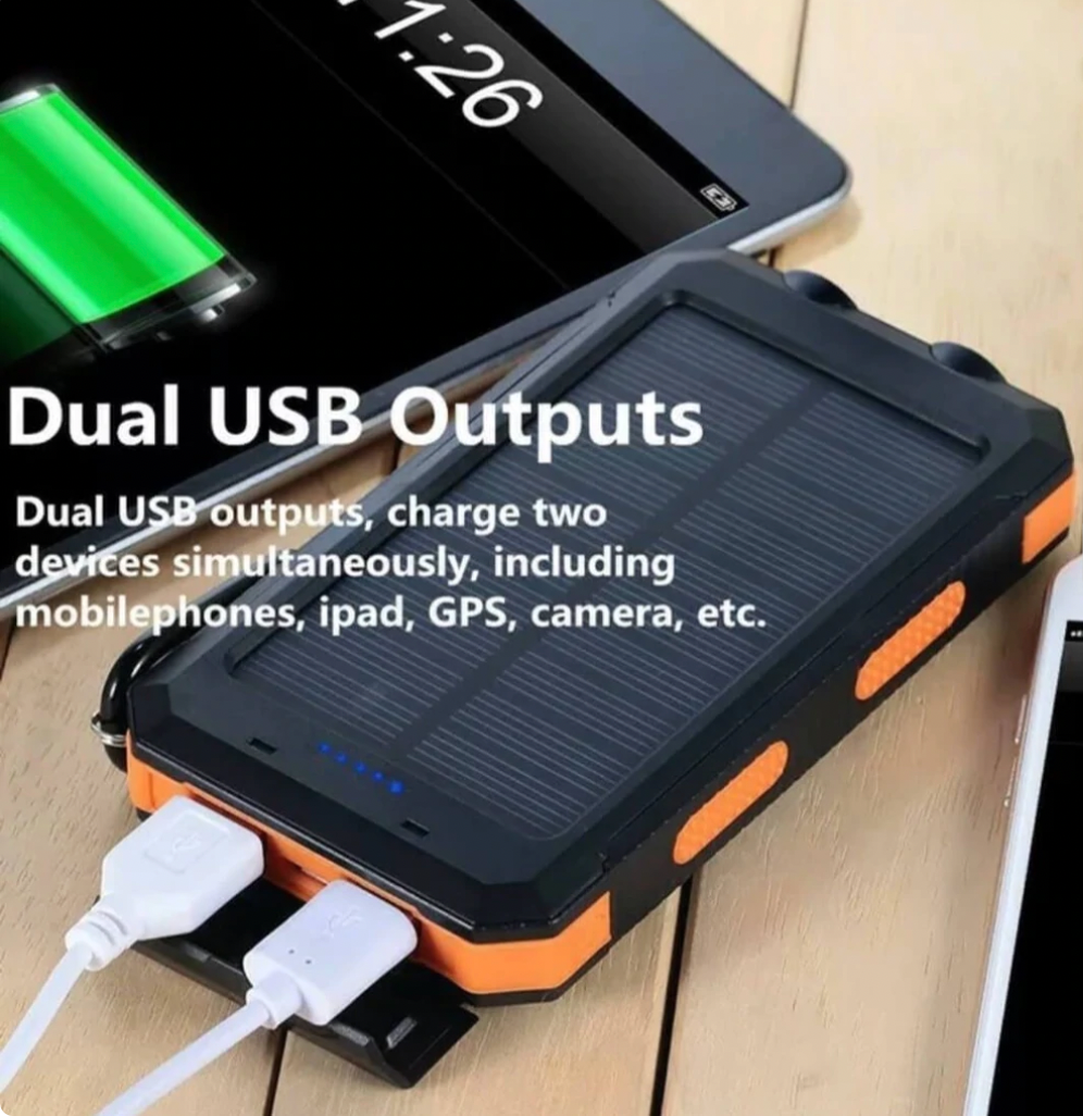 Portable Waterproof Solar Charger 500000mAh
