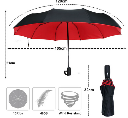 Waterproof Compact Travel Umbrella