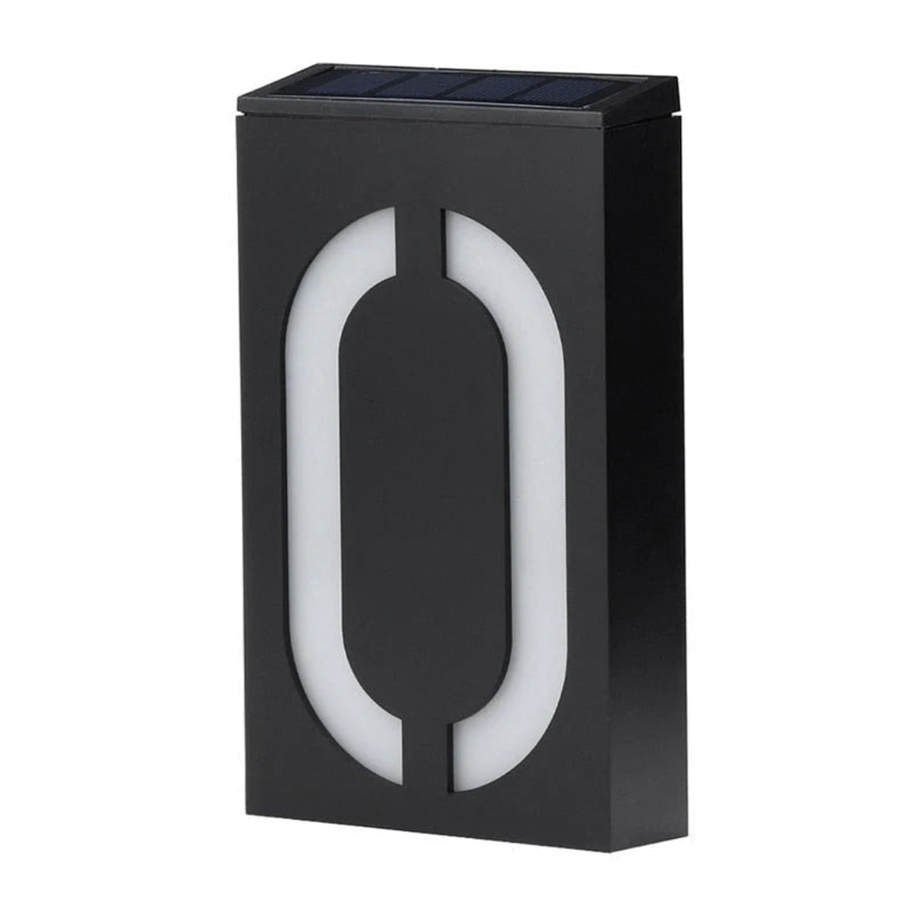 Solar Powered Illuminated House Number Sign - Fesara