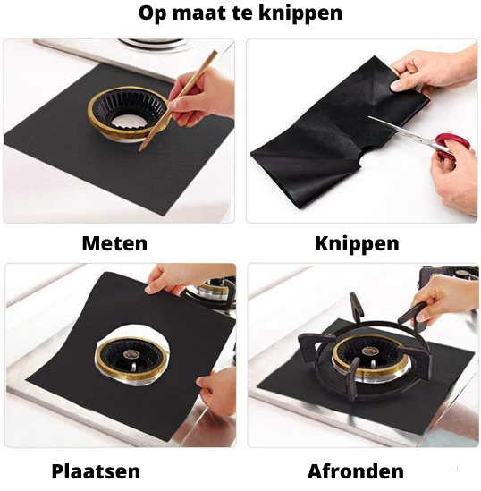 Easy Clean Stove Liner Protector
