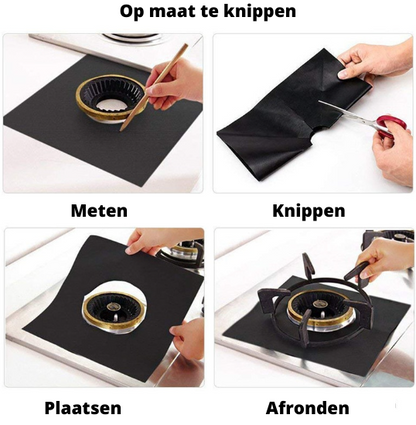 Easy Clean Stove Liner Protector