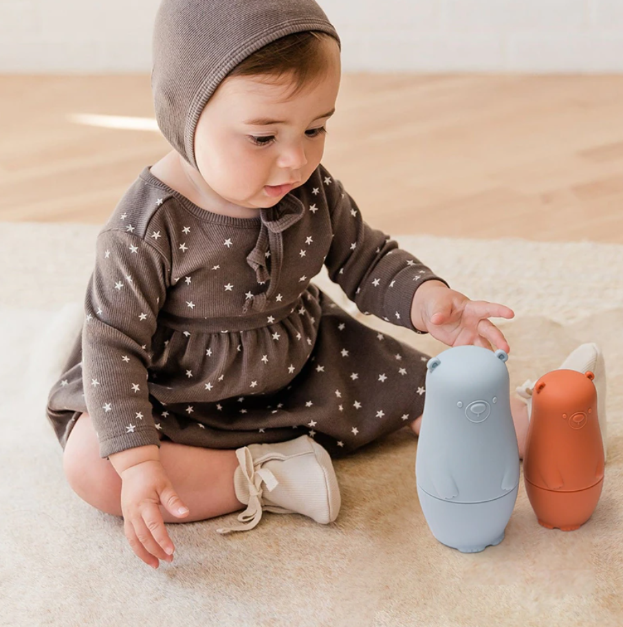 Colorful Silicone Stacking Russian Dolls