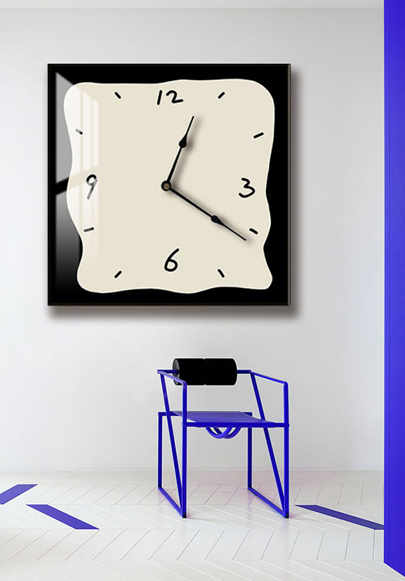 Unique Modern Metal Clock