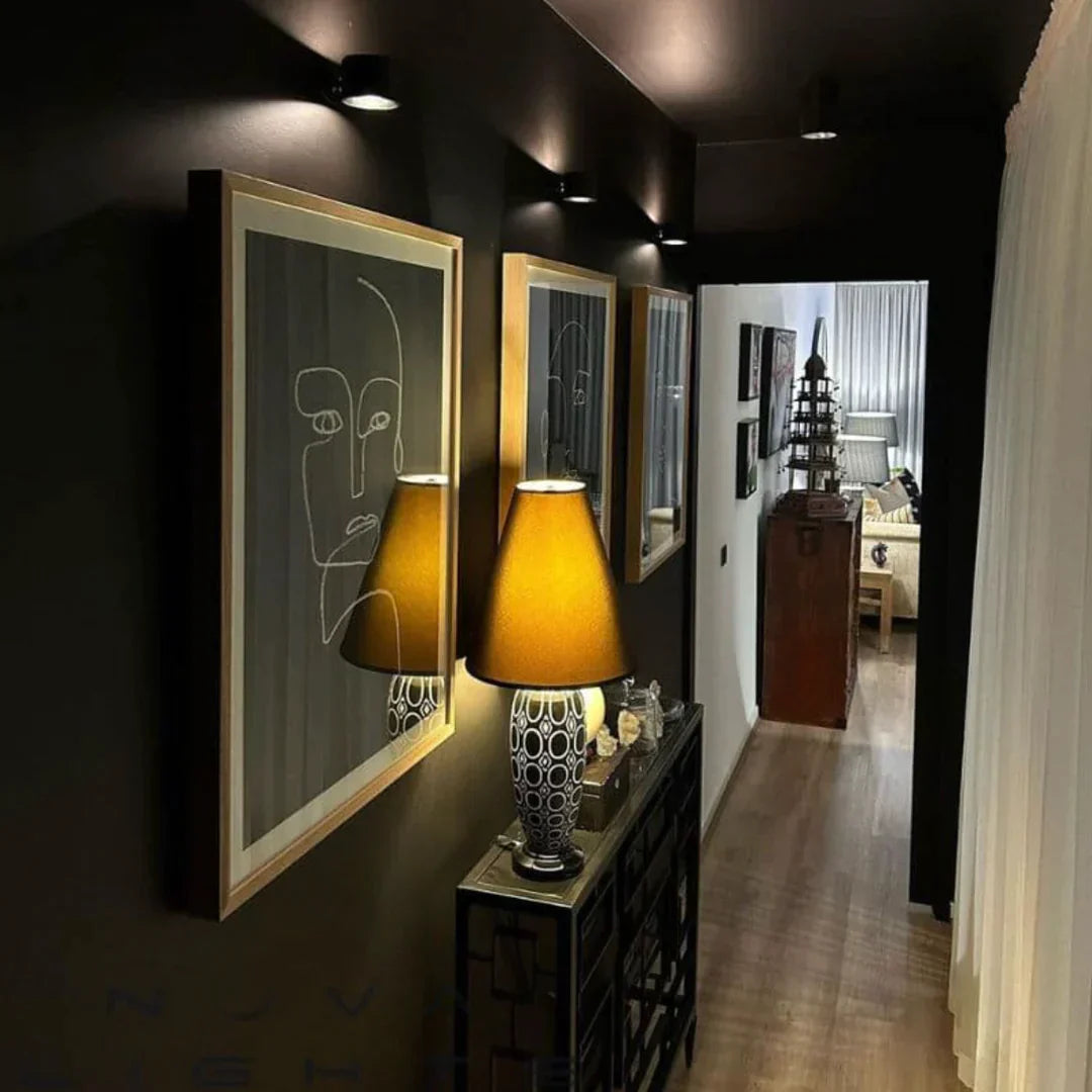 Flexible LED Rotating Wall Light - Cordless Rechargeable Lamp