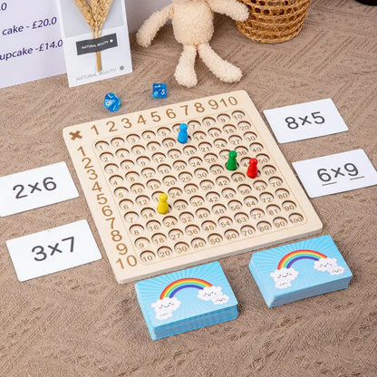 Educational Wooden Math Board for Kids