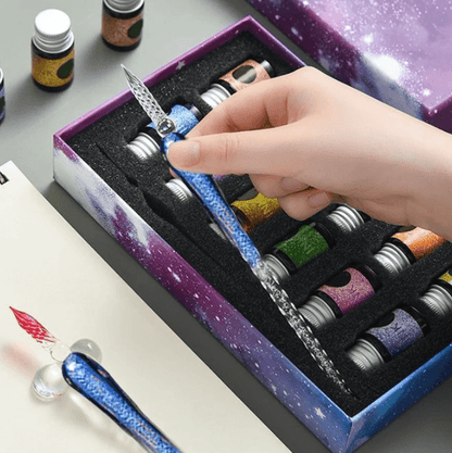 Beautiful Crystal Calligraphy Ink Set