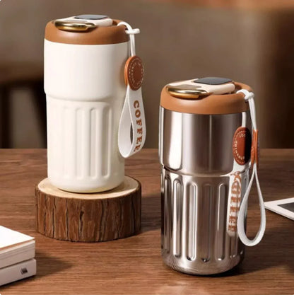 Insulated Thermal Mug with Temperature Control - 410ml