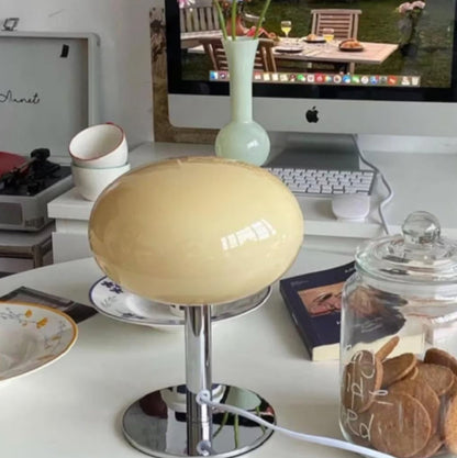 Calming Soft Beige Table Lamp for Warm Lighting
