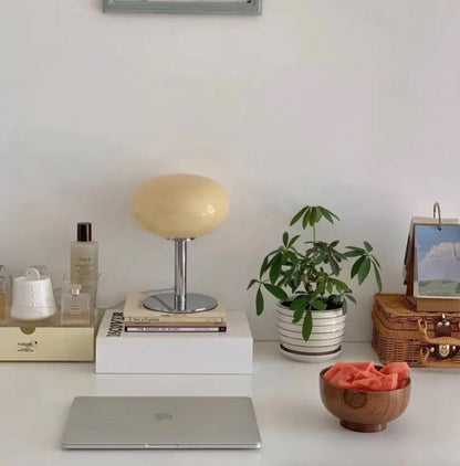 Calming Soft Beige Table Lamp for Warm Lighting