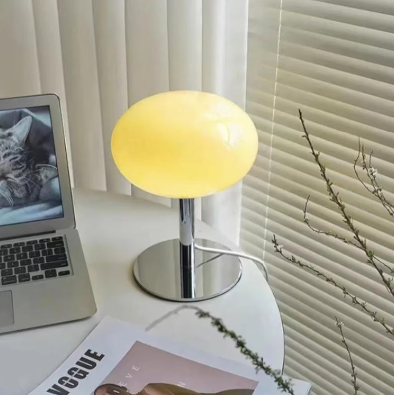 Calming Soft Beige Table Lamp for Warm Lighting