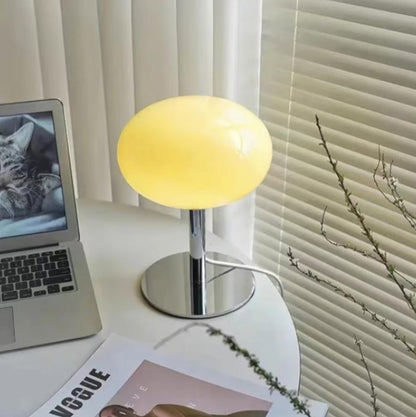Calming Soft Beige Table Lamp for Warm Lighting