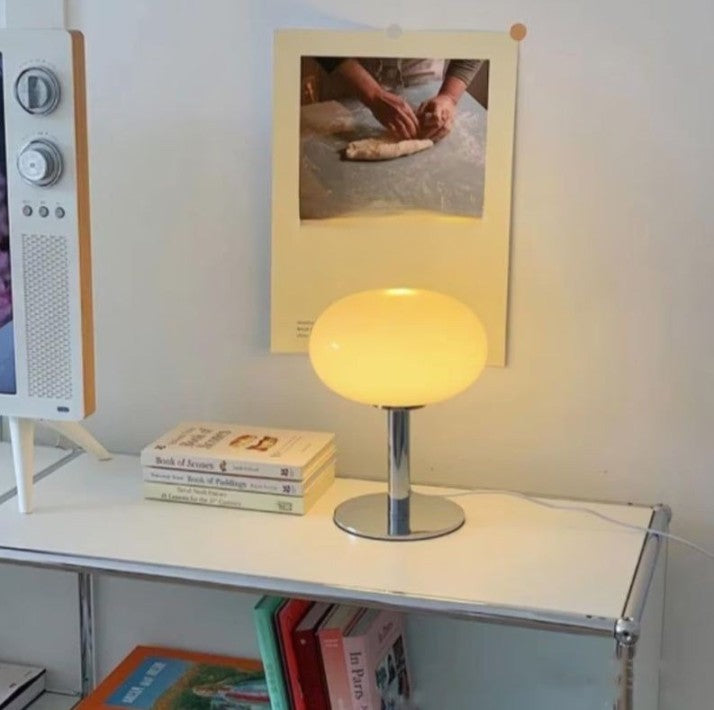 Calming Soft Beige Table Lamp for Warm Lighting