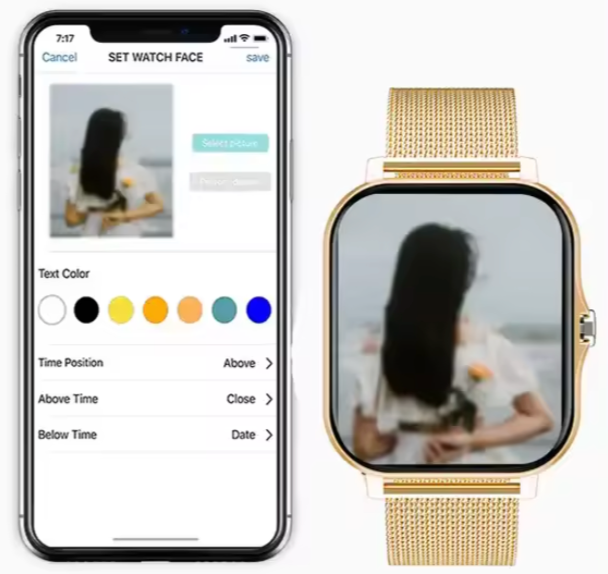Stylish Ladies Smart Watch with Fitness Tracker
