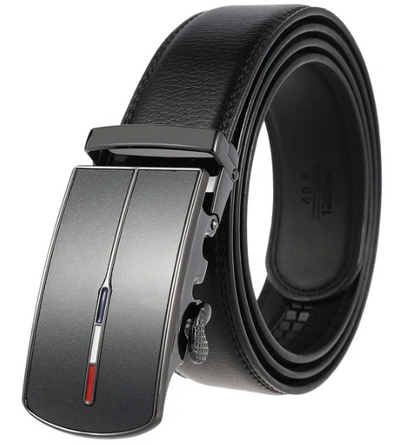 Premium Leather Men's Automatic Buckle Belt