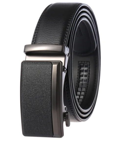 Premium Leather Men's Automatic Buckle Belt