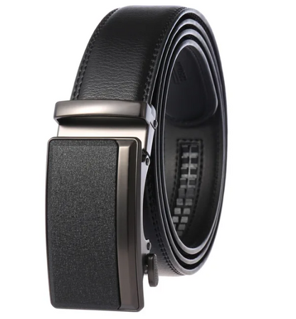Premium Leather Men's Automatic Buckle Belt