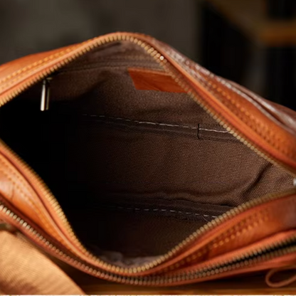 Classic Small Genuine Leather Crossbody Bag