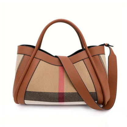 Stylish Ladies Big Patch Leather Cross Body Bag - Fesara