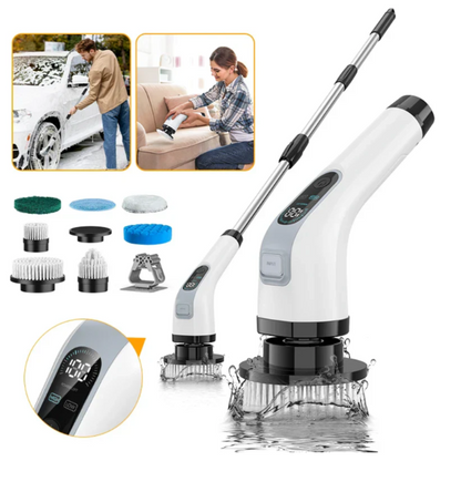 Wireless Power Cleaning Brush with 7 Versatile Attachments