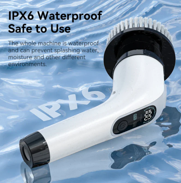 Wireless Power Cleaning Brush with 7 Versatile Attachments