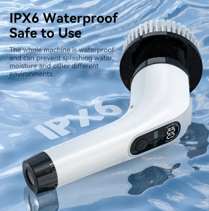 Wireless Power Cleaning Brush with 7 Versatile Attachments