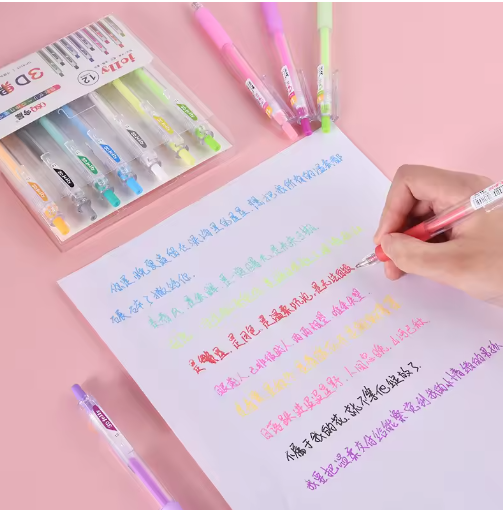 Vibrant Gel Pen Set for Artistic Designs