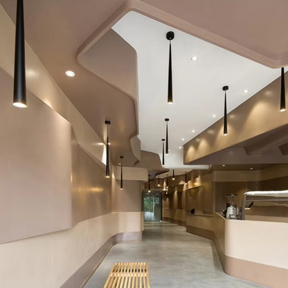 Sleek Metal LED Hanging Light Fixture