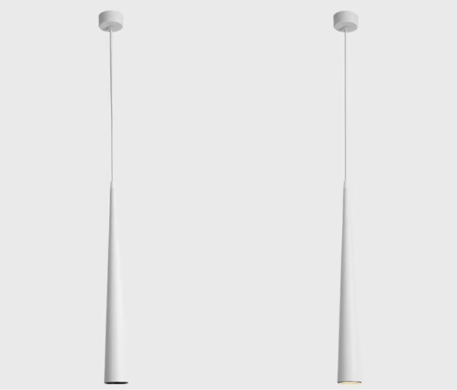 Sleek Metal LED Hanging Light Fixture