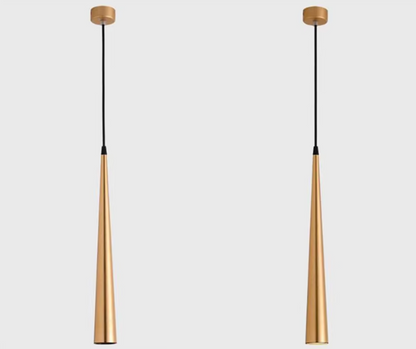 Sleek Metal LED Hanging Light Fixture