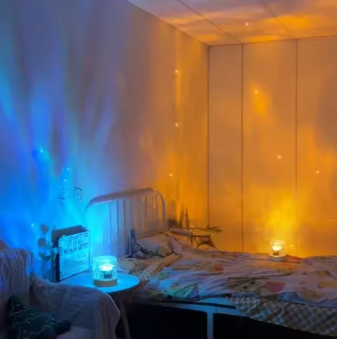 Colorful LED Ambient Table Lamp with Remote