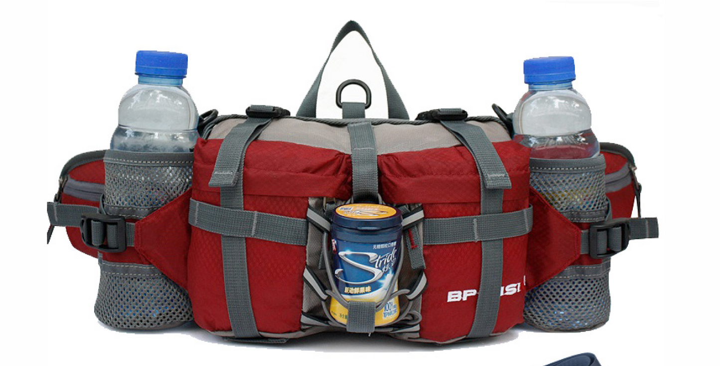 Compact Hiking Waist Pouch with Extra Storage
