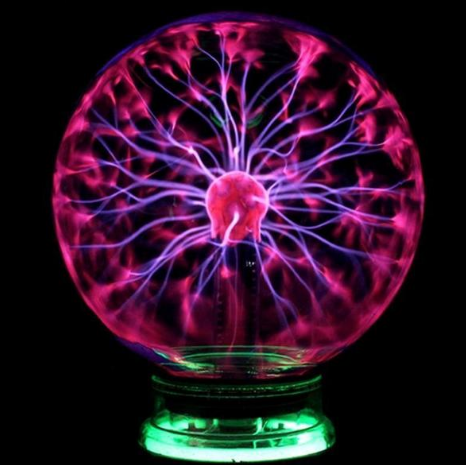 Colorful Electric Plasma Lamp Showpiece - Fesara