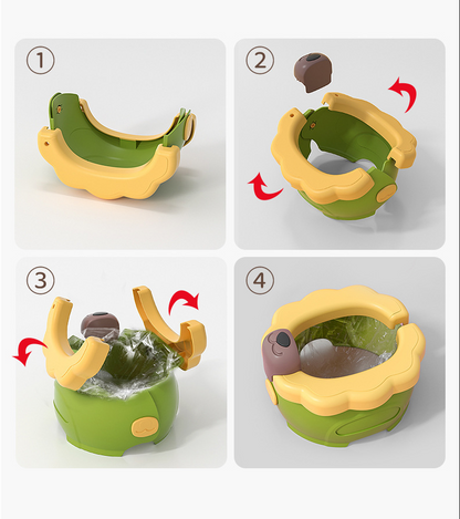 Compact Foldable Potty Training Seat Portable Toilet